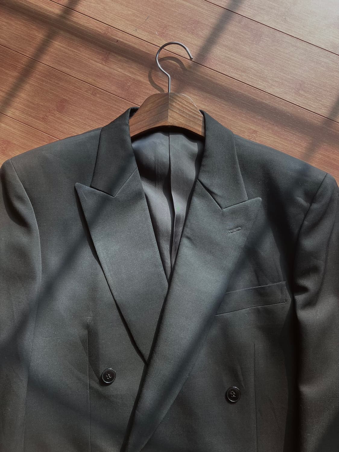 더블 브레스티드 피크드 자켓 상품이미지1