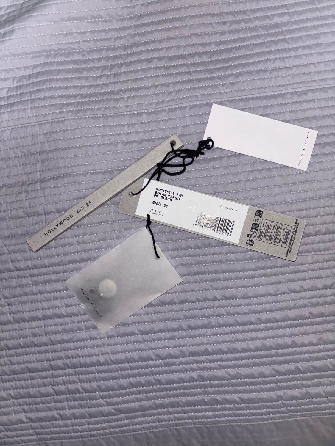 릭오웬스 리넨 카고팬츠 상품이미지7