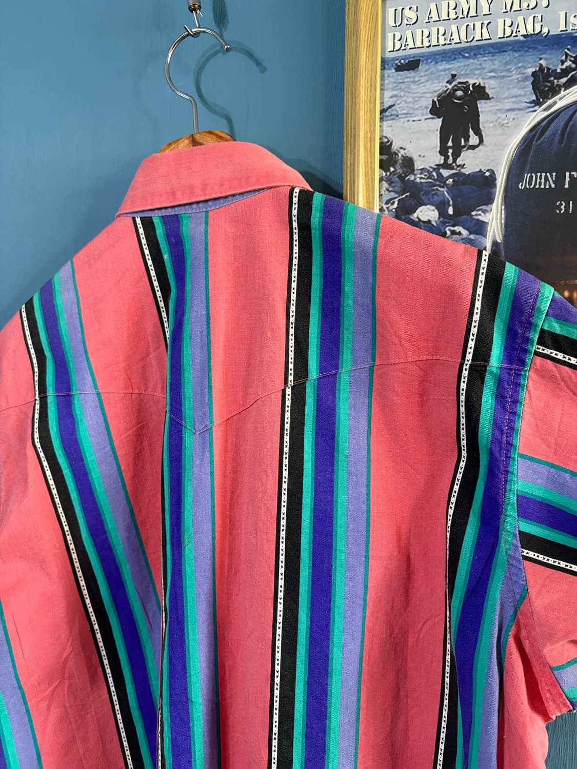 90‘s Wrangler Brush popper Western Shirt 상품이미지8