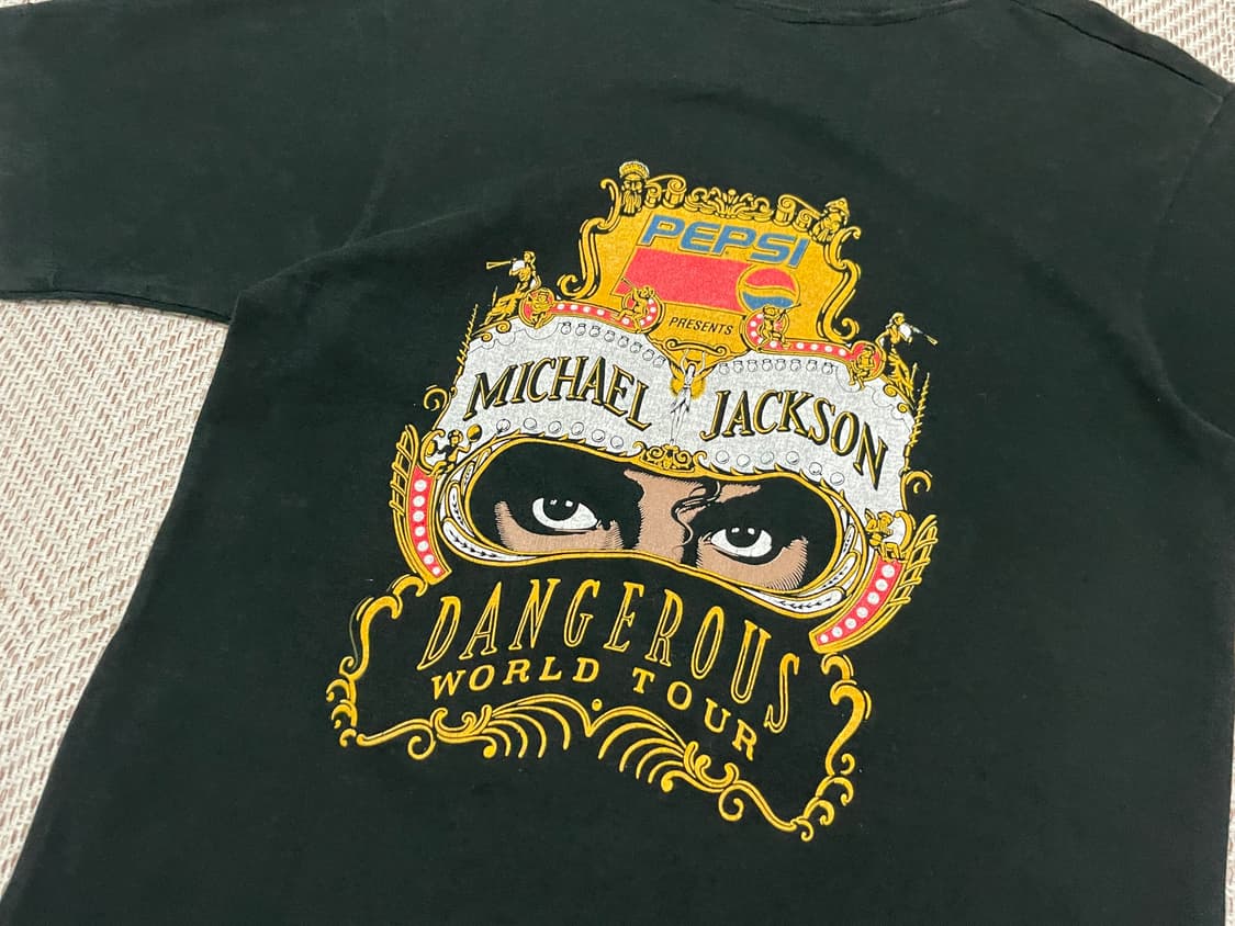 92-93 마이클잭슨 x 펩시 투어 티셔츠 J03235 상품이미지1