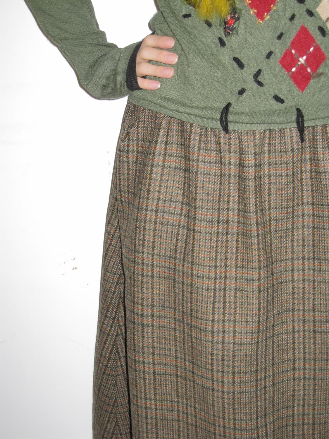 브룩스 브라더스 체크치마 상품이미지3