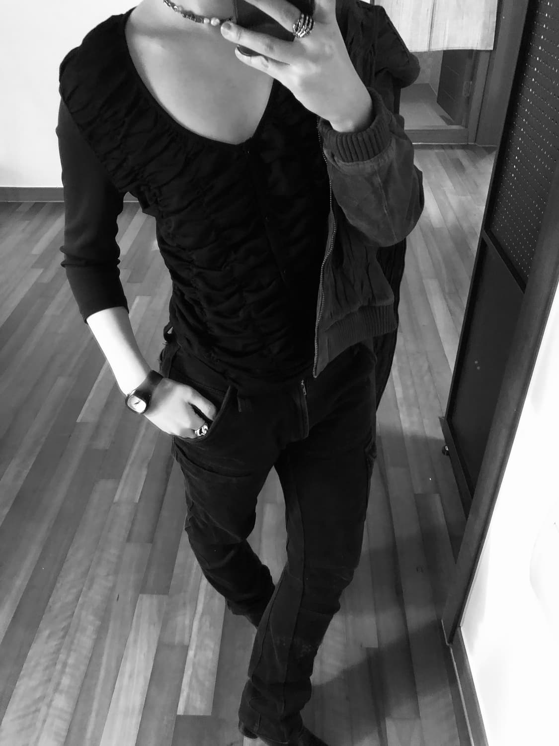 vintage bangle watch (red)  상품이미지4