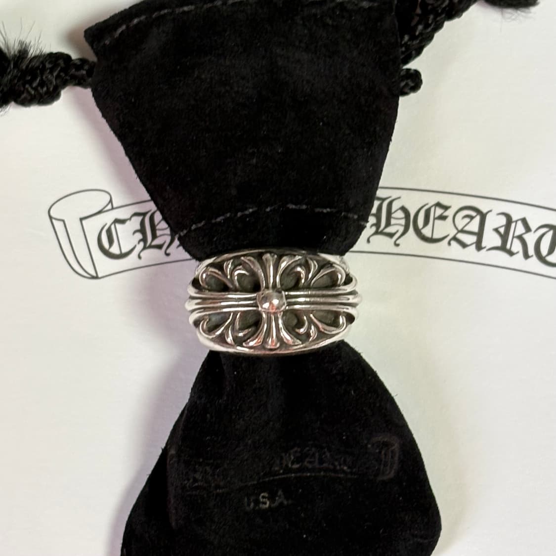 크롬하츠 플로랄 크로스링us5.5 상품이미지1