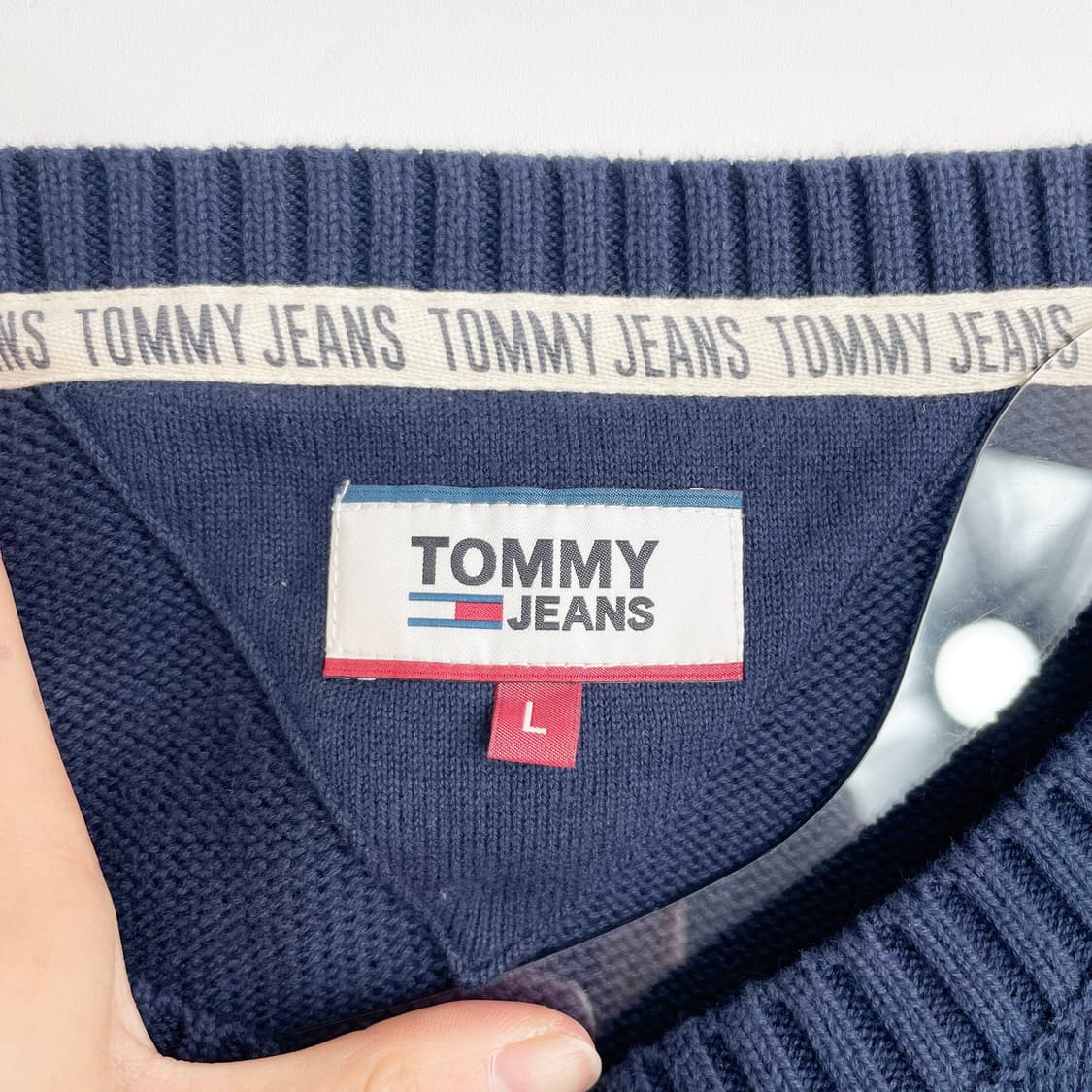 A2 타미 진스(Tommy Jeans) 니트 LL105사이즈 상품이미지5