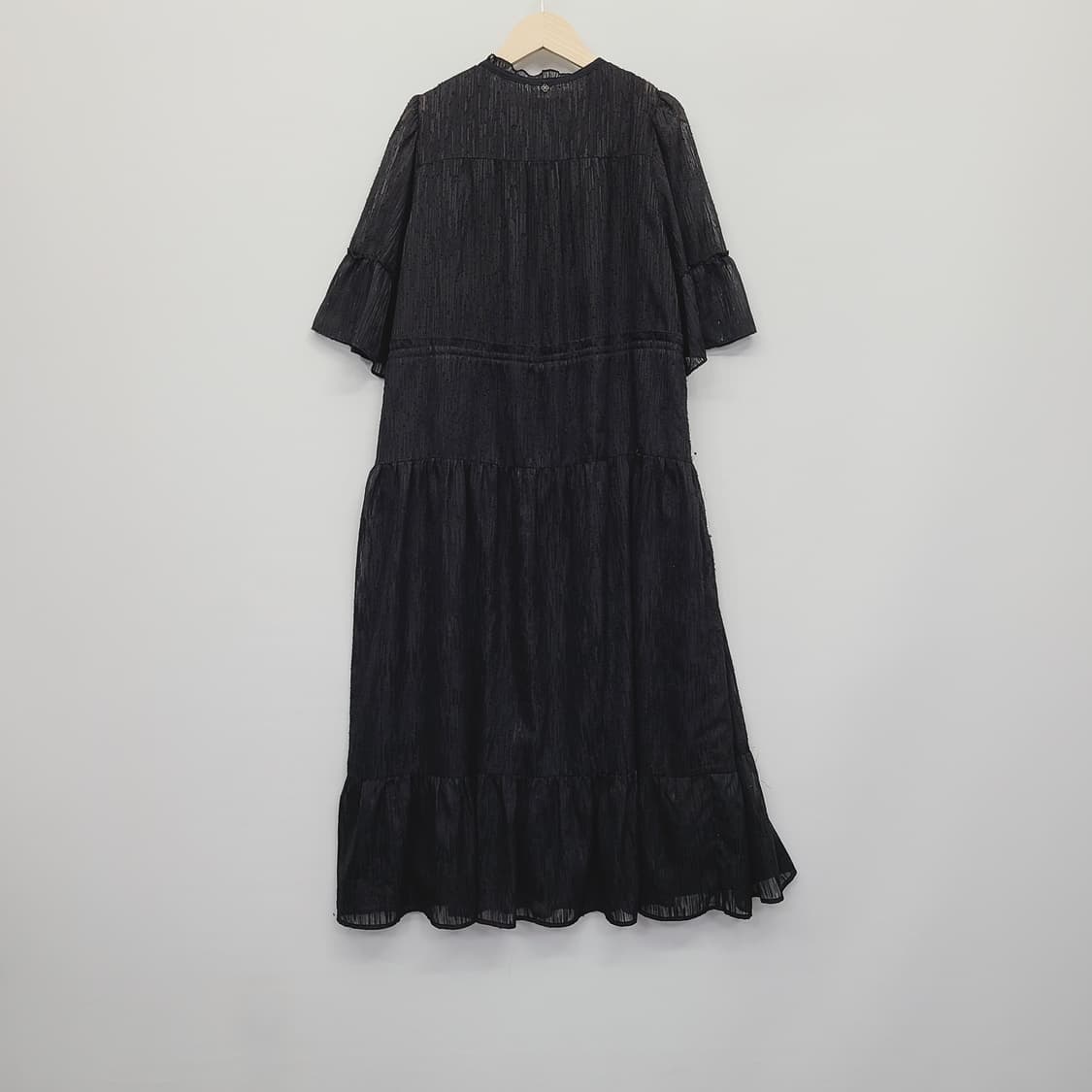 ​써스데이아일랜드 테슬 포인트 티어드 롱 원피스 (M 상품이미지5