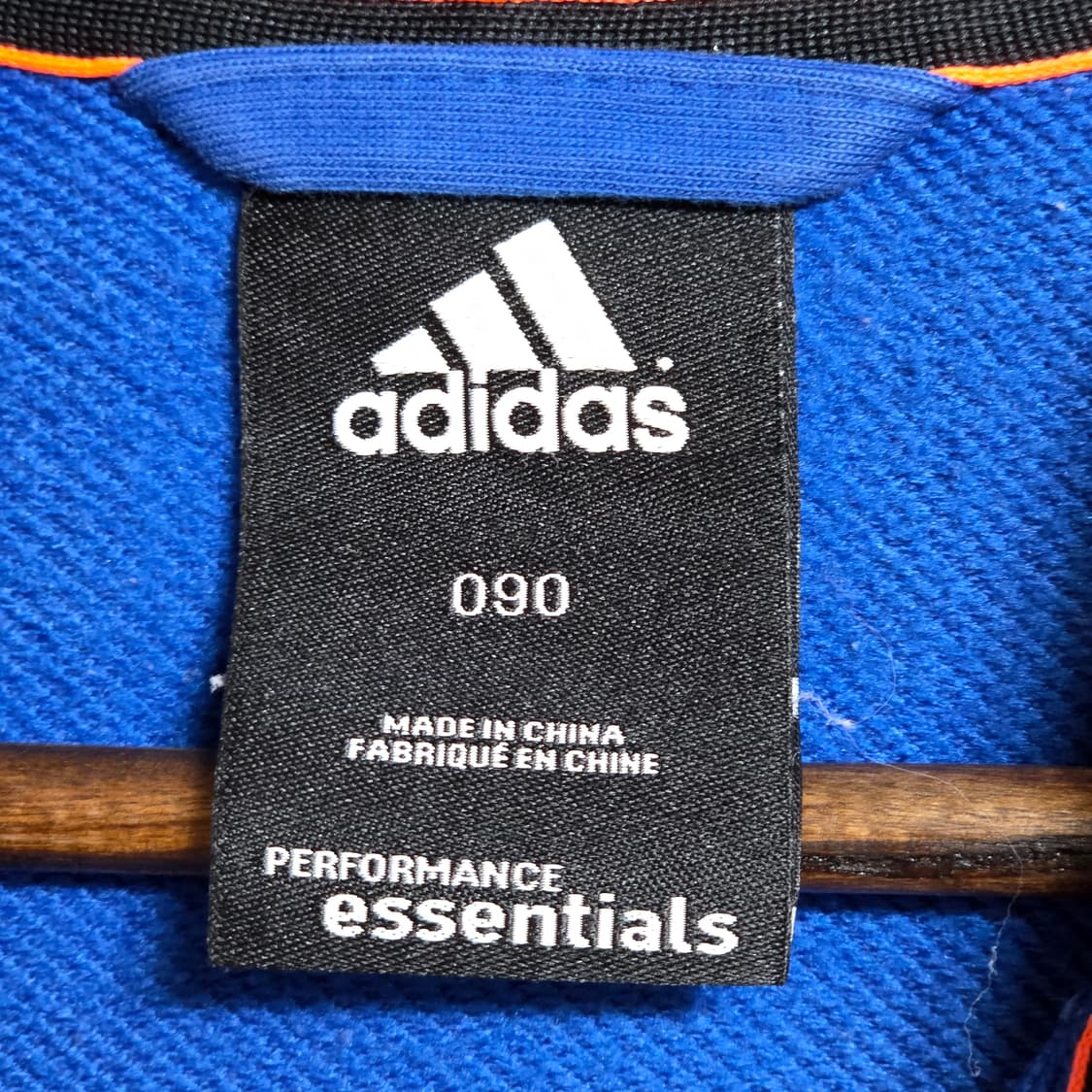 아디다스 블루 화이트 삼선 후드집업 상품이미지8