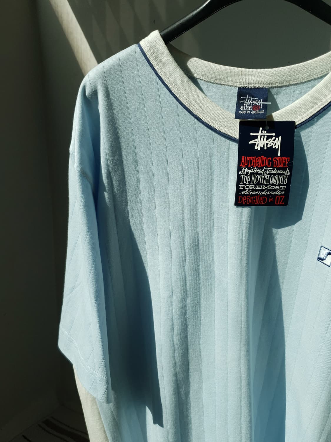 90s STUSSY football tee 상품이미지6