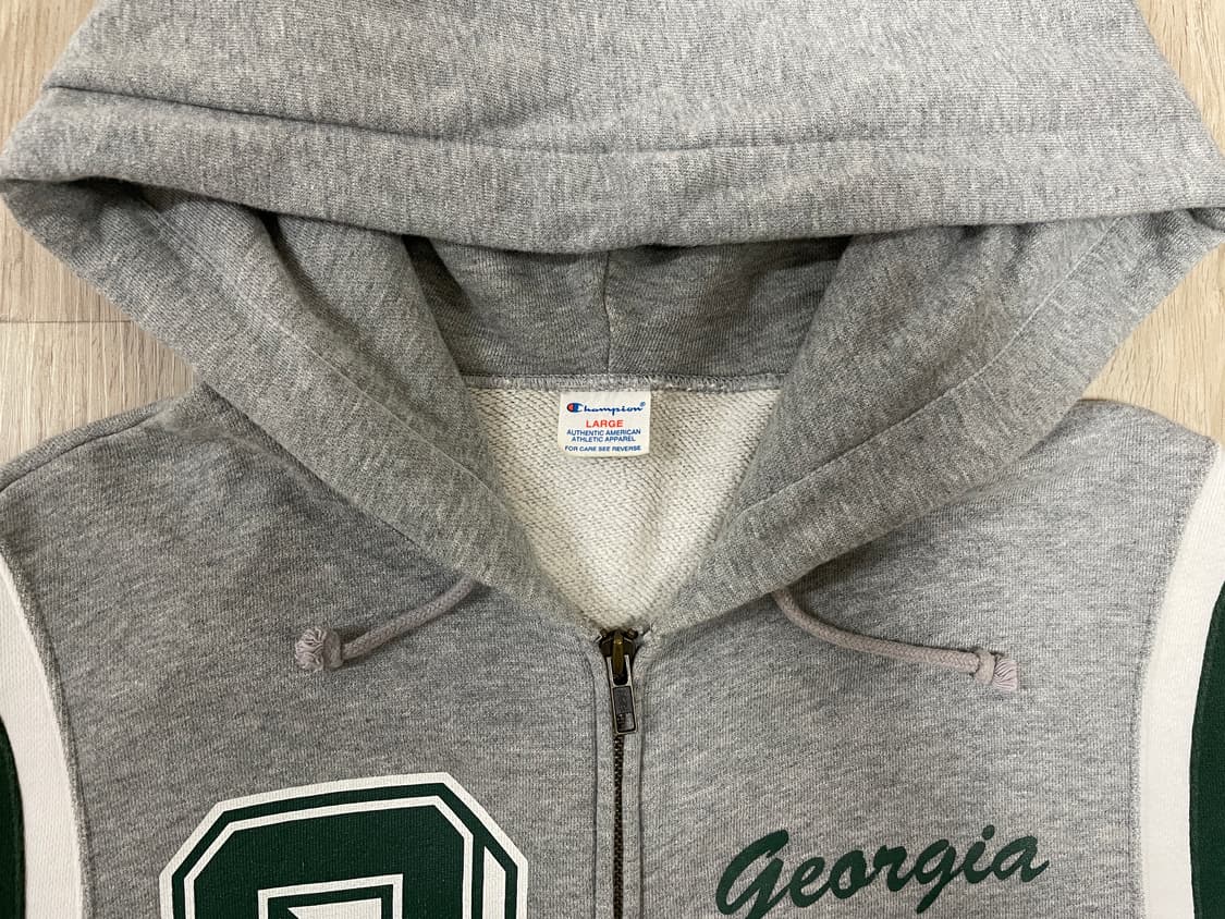 100~105) 80's 복각 챔피온 재팬 후드집업(RRL&LVC&폴로) 상품이미지3