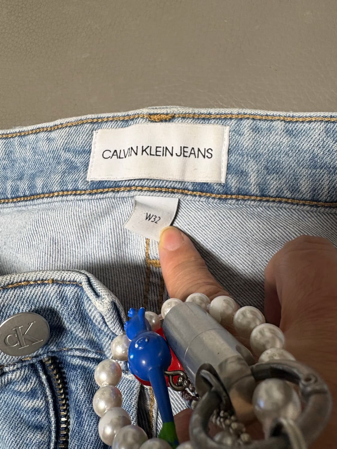 캘빈 연청 남성 바지 32 상품이미지2