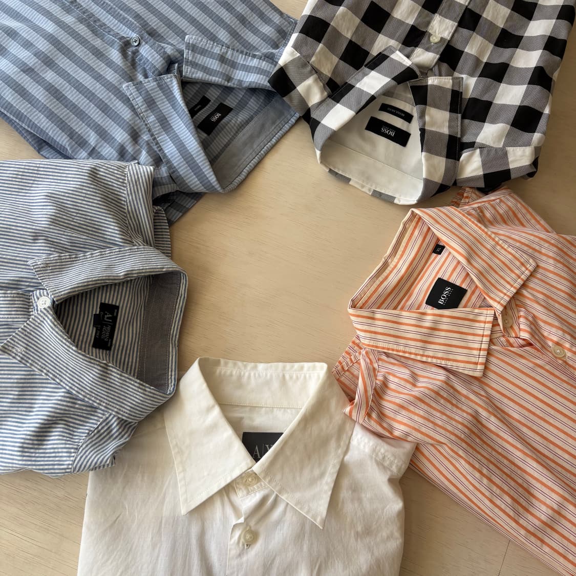휴고 보스 블루 스트라이프 셔츠 상품이미지6