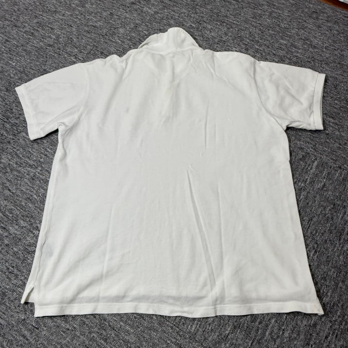 빈티지 폴로카라 반팔티 (White) | 스티치 커스텀제품 상품이미지8