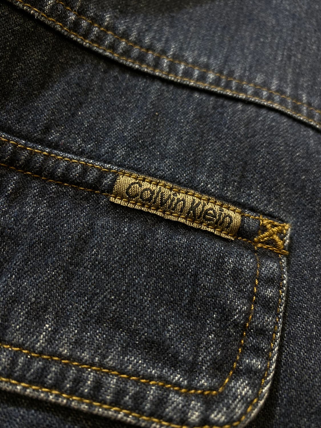 [105] 90-00s 캘빈클라인 빈티지 데님셔츠 상품이미지3