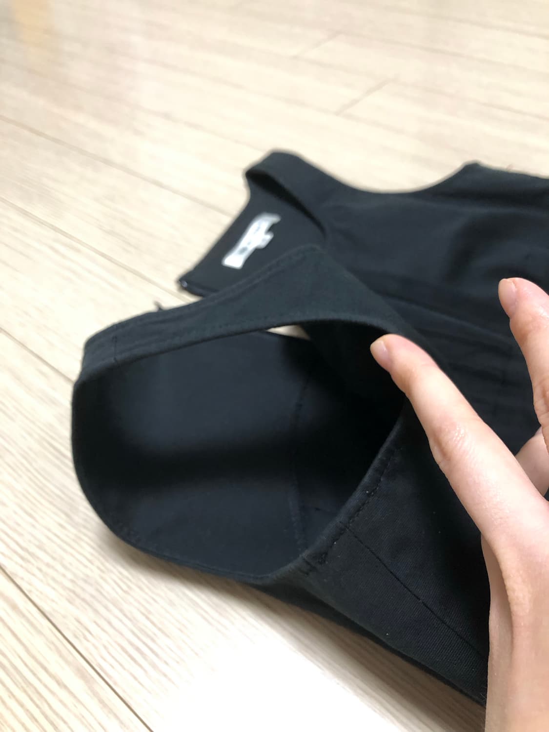 38 mk michel klein 블랙 핀턱 코튼 미디 원피스 상품이미지10