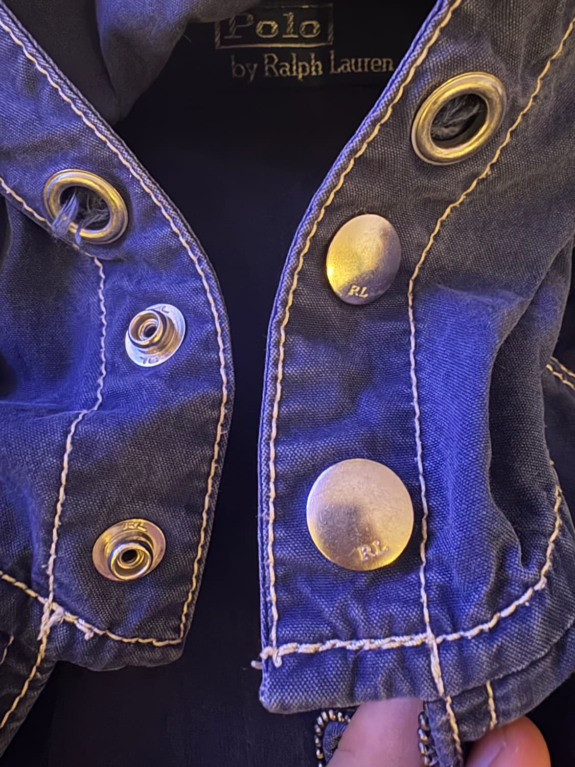 폴로 빅포니 후드집업 청 블루종 상품이미지4