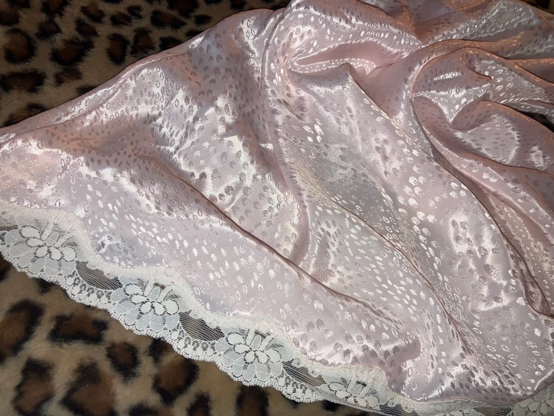 jpn 핑크 밤비 패턴 슬립 드레스 상품이미지2