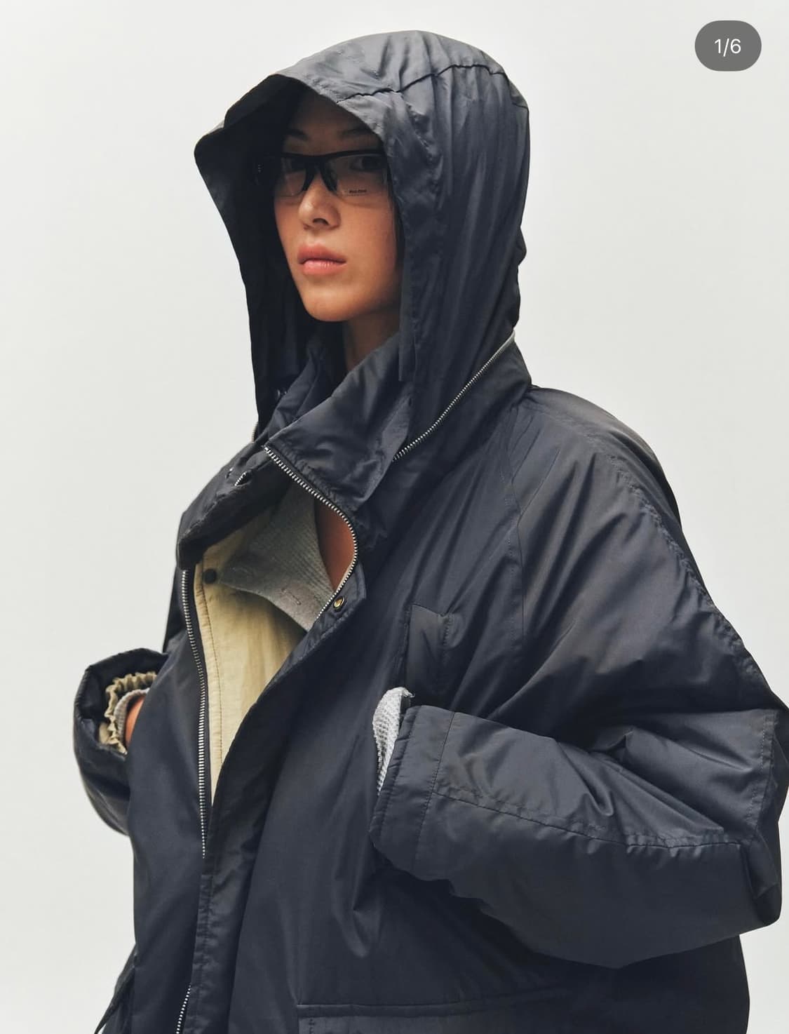 [플리즈프로젝트] Pocket Field Parka, Dark Gray 상품이미지3