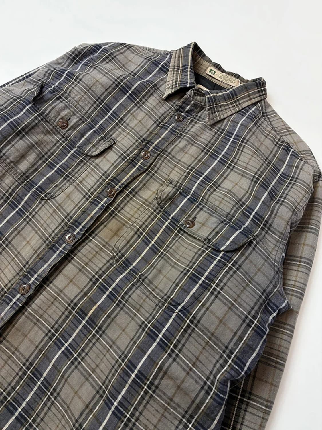 ClayBrooke 00s USA 누빔 플란넬 셔츠 PN5241 상품이미지3