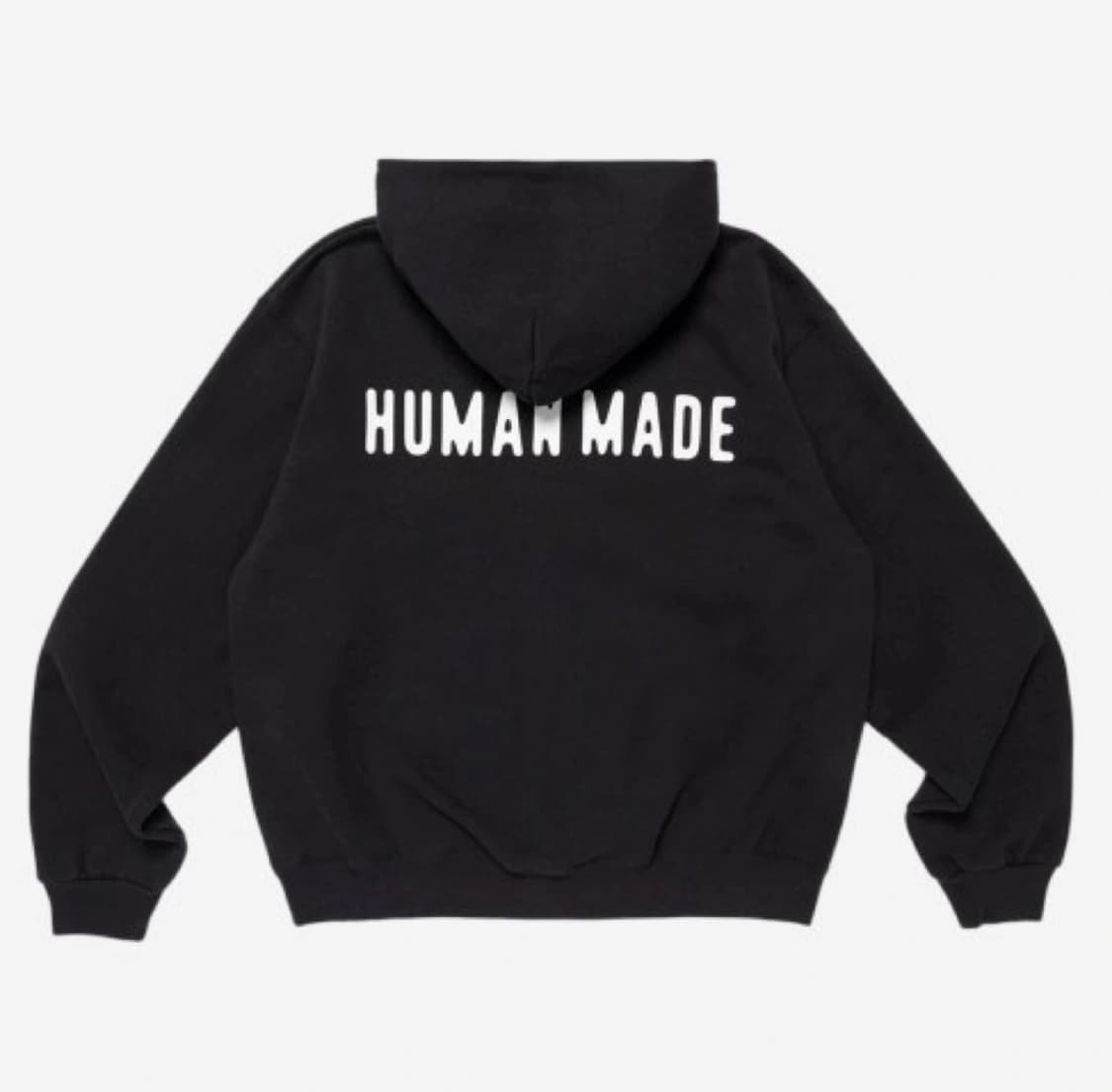 휴먼메이드 후드집업 블랙xl 미개봉 상품이미지2