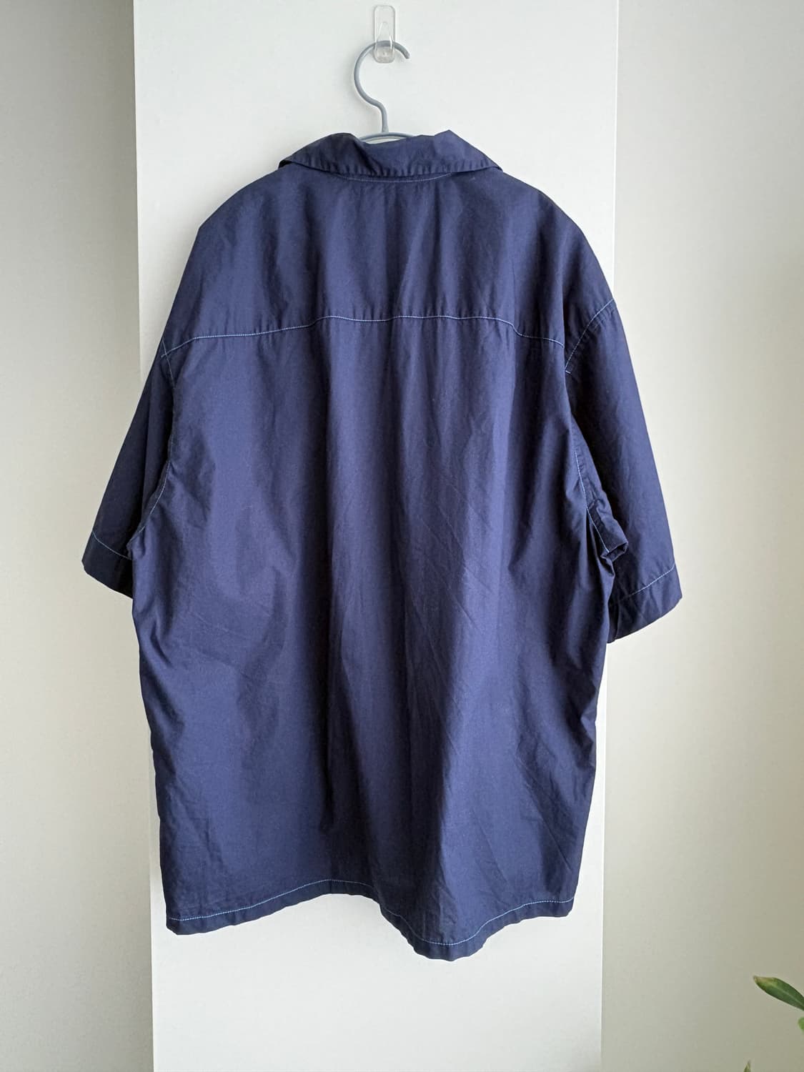 유니클로X마르니 하프 셔츠 네이비 상품이미지4