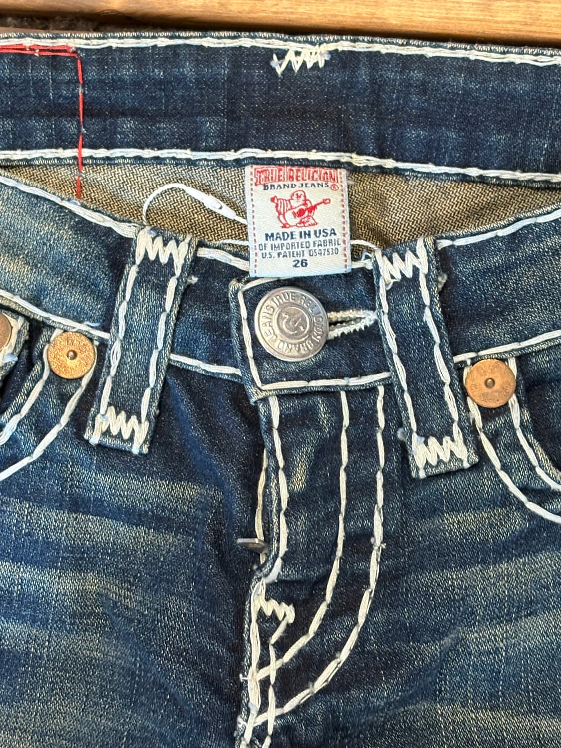 트루릴리젼 워싱 데님 팬츠 상품이미지8