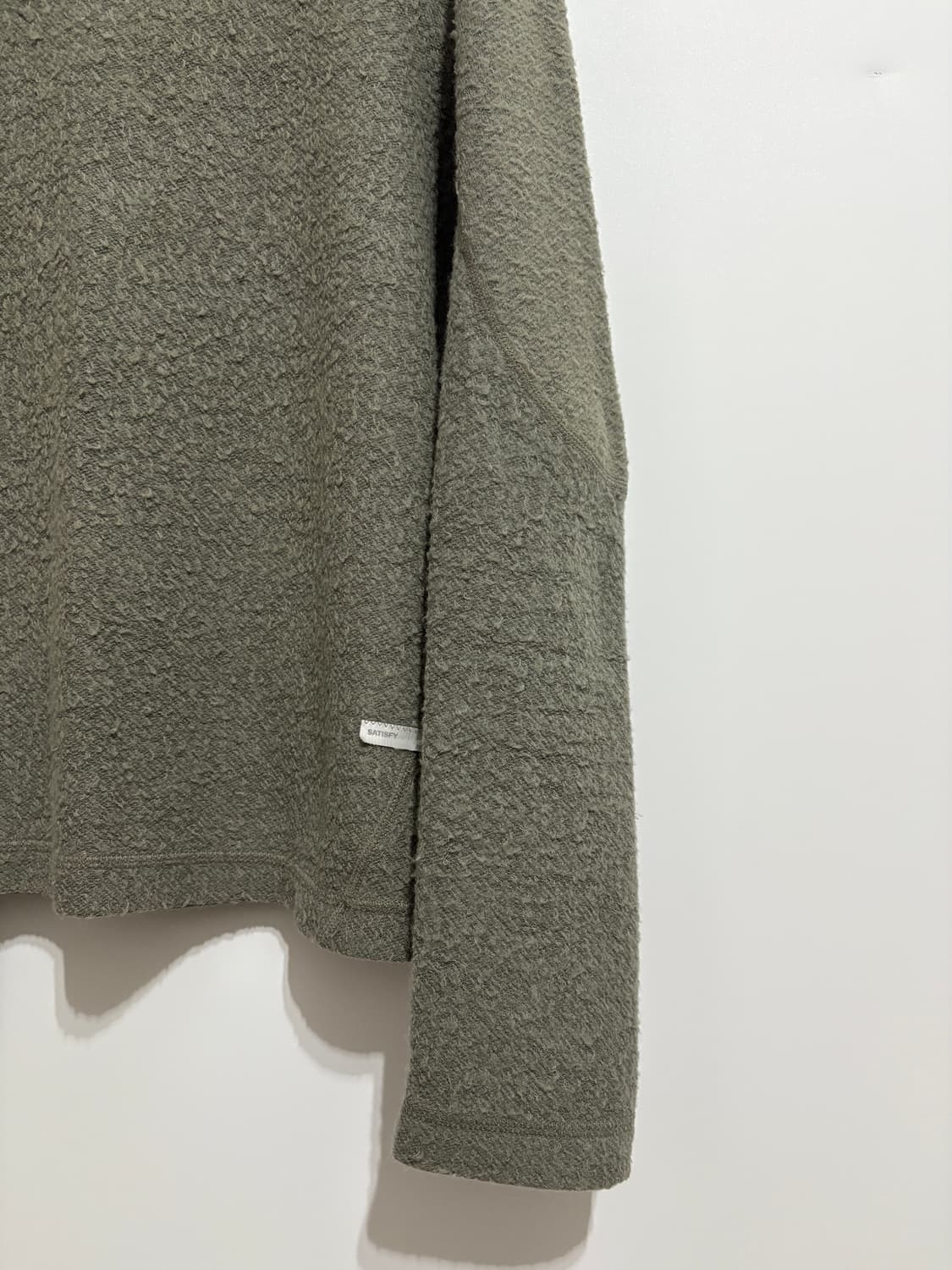 세티스파이 / 퍼즈메리노 롱 티셔츠 베티버 / S 상품이미지4