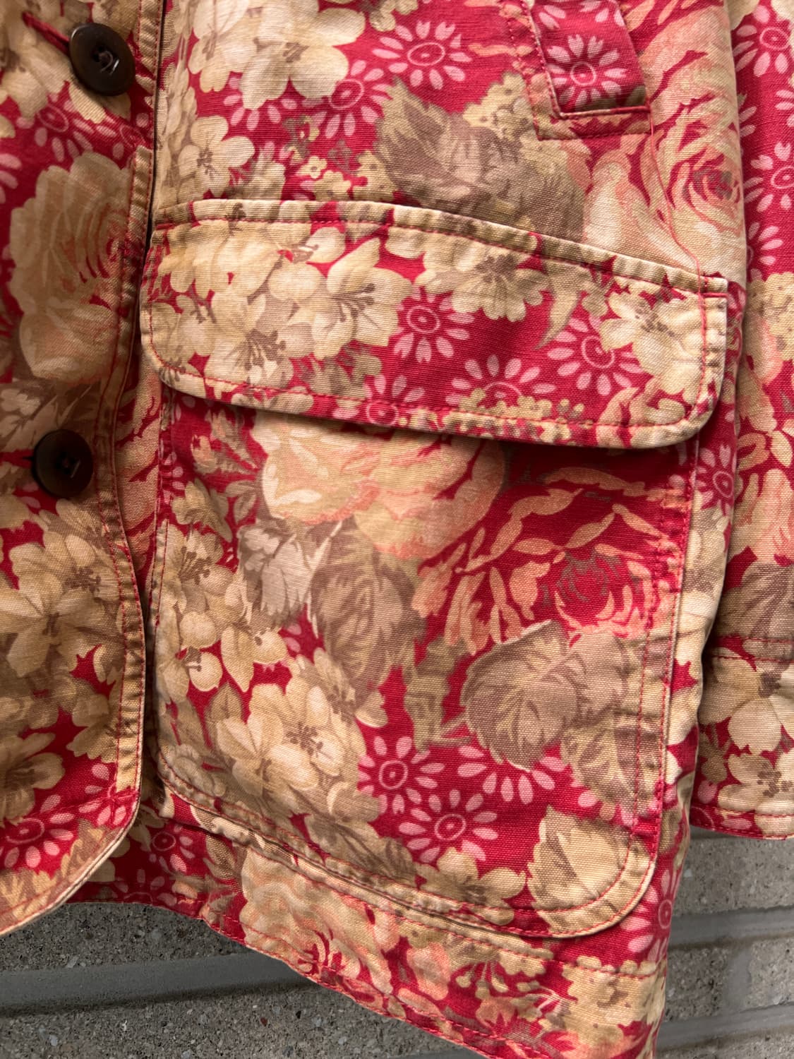 [M]L.L.Bean 엘엘빈 플라워 패턴 헌팅 자켓 상품이미지4
