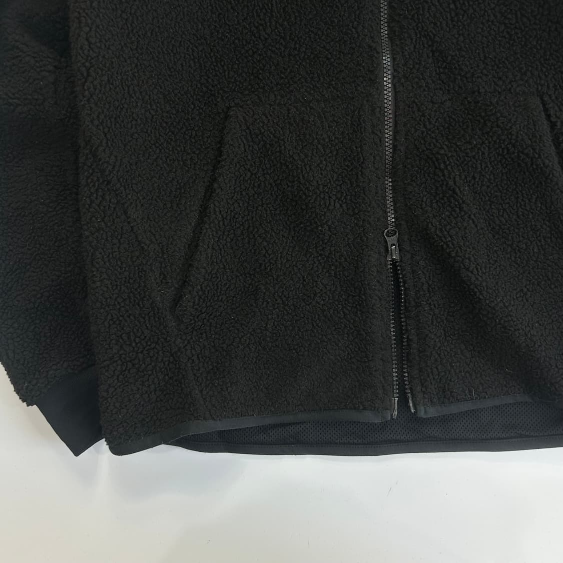 Nike 나이키 2-way 블랙 스우시 후리스 후드집업 상품이미지5