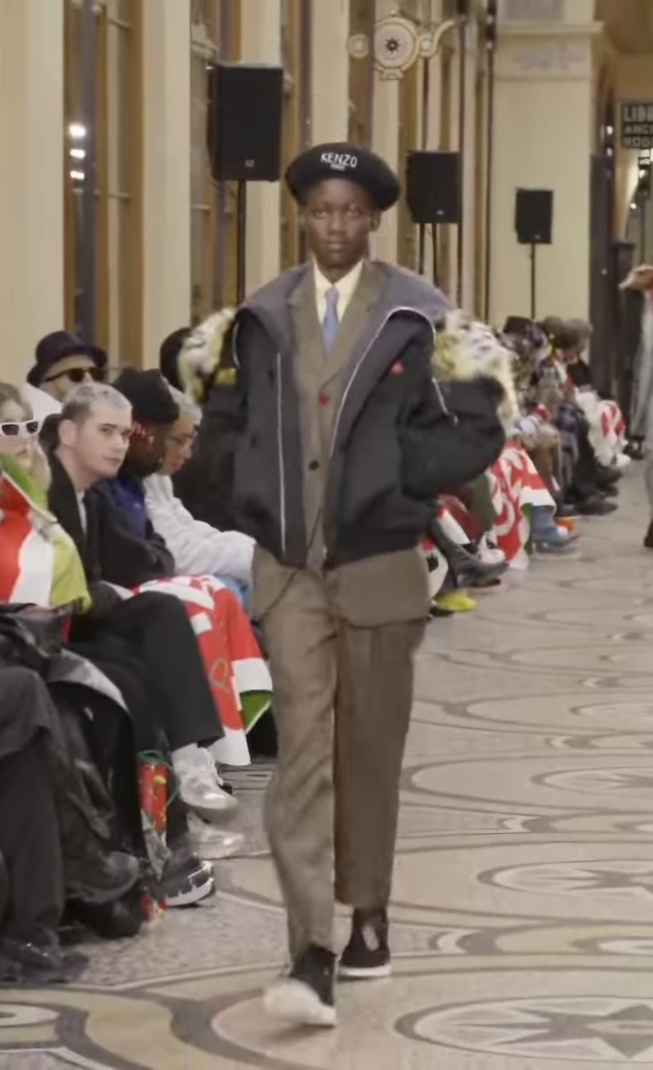 [M] 겐조 니고 봄버 패딩 블랙 런웨이착 상품이미지6