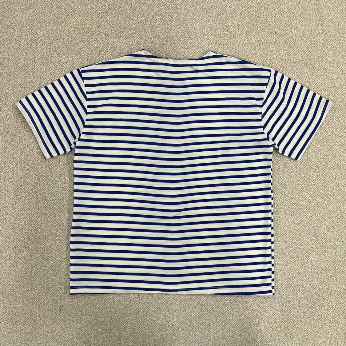 실측확인 고급 스트라이프 반팔 티셔츠 0225M2 상품이미지3