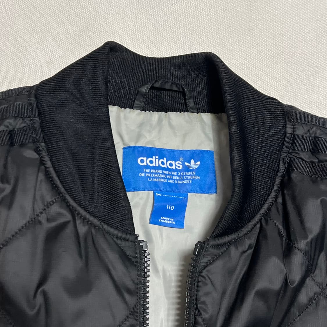 110 아디다스 다이아 퀼팅자켓 상품이미지4
