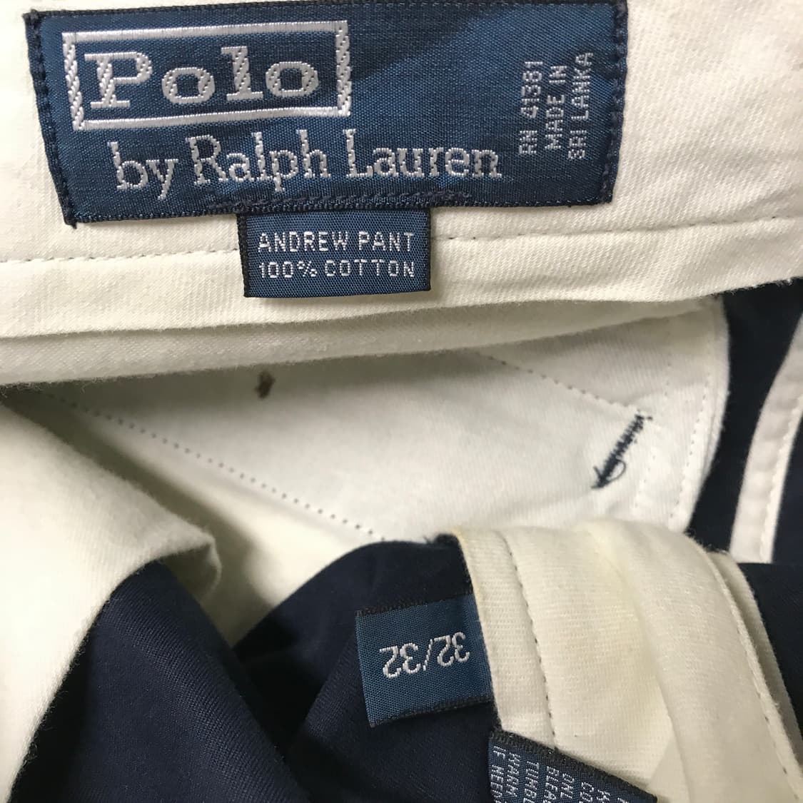 폴로 랄프로렌 네이비 치노 팬츠 30/32 상품이미지7