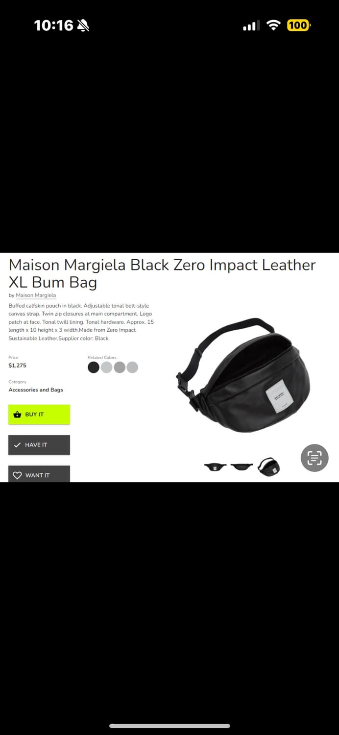 마르지엘라 레더 범백 상품이미지2