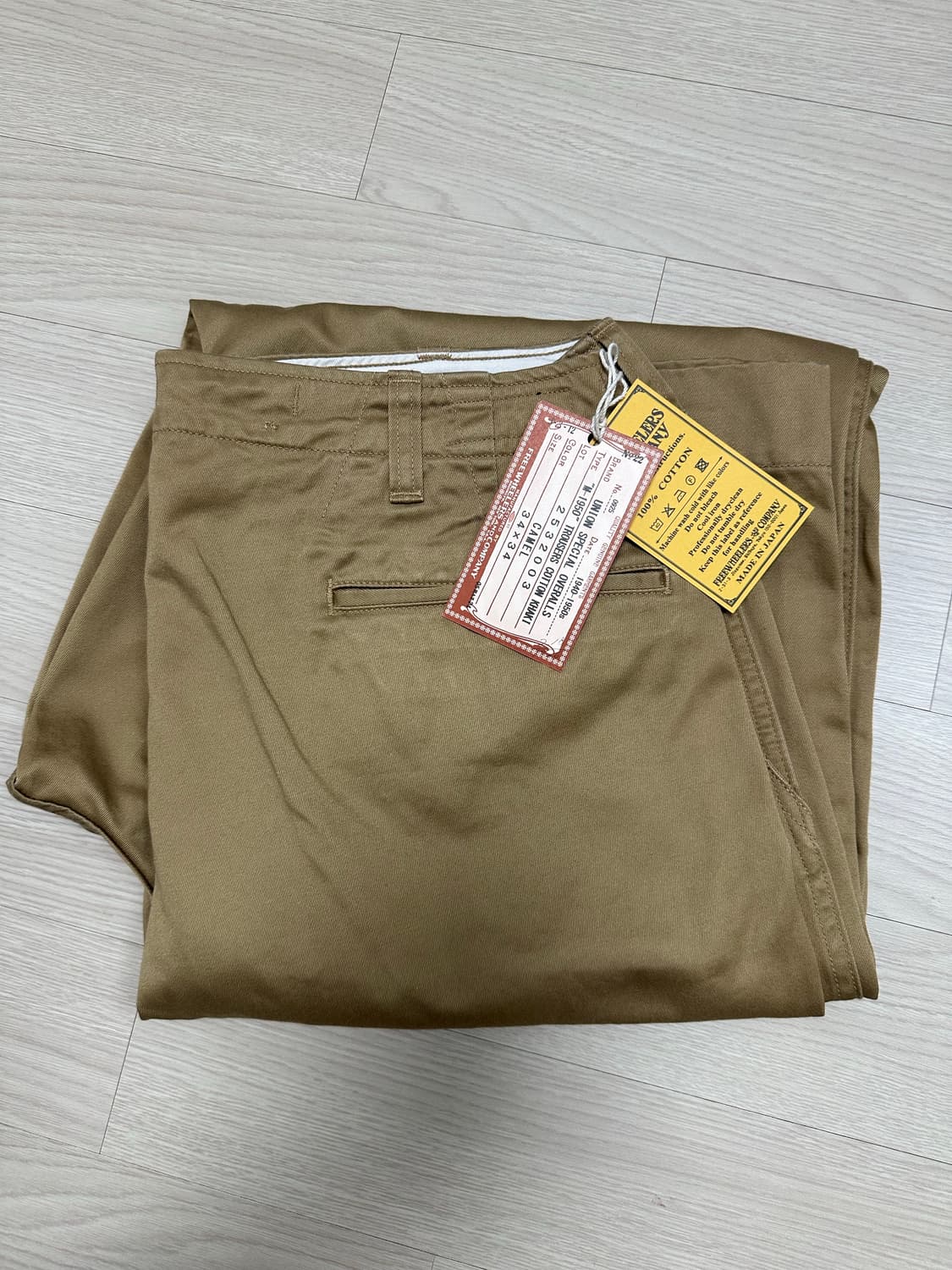 프리휠러스 시빌리언 M-1950 치노팬츠 34 새상품 상품이미지1