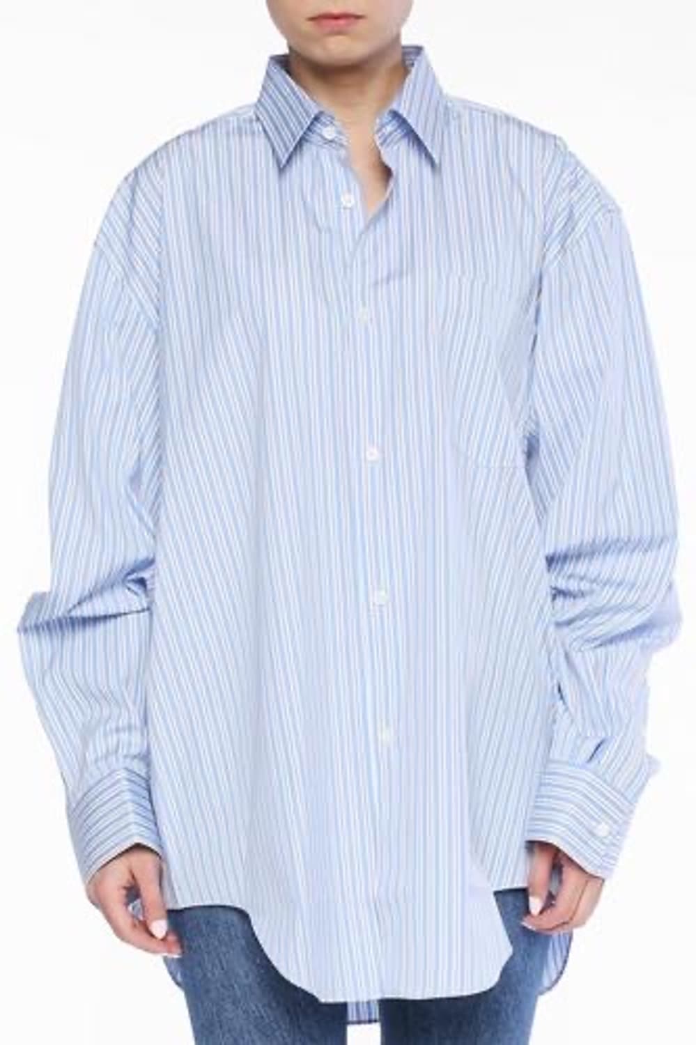 베트멍 꼼데가르송 오버핏 스트라이프 셔츠 블루 / S 상품이미지1