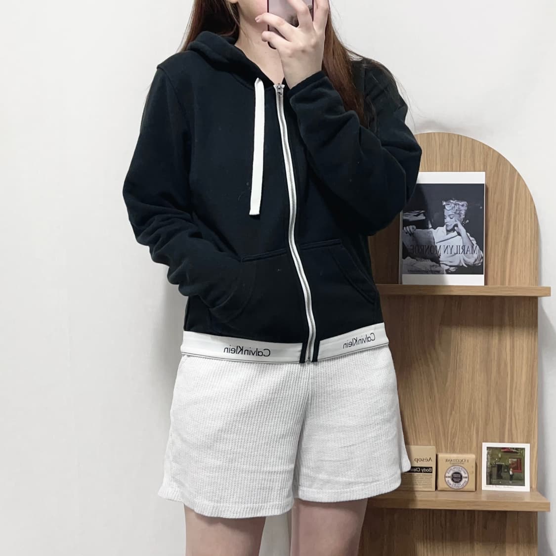 [정품] 캘빈클라인 블랙 밑단포인트 후집 [ M ] 상품이미지3