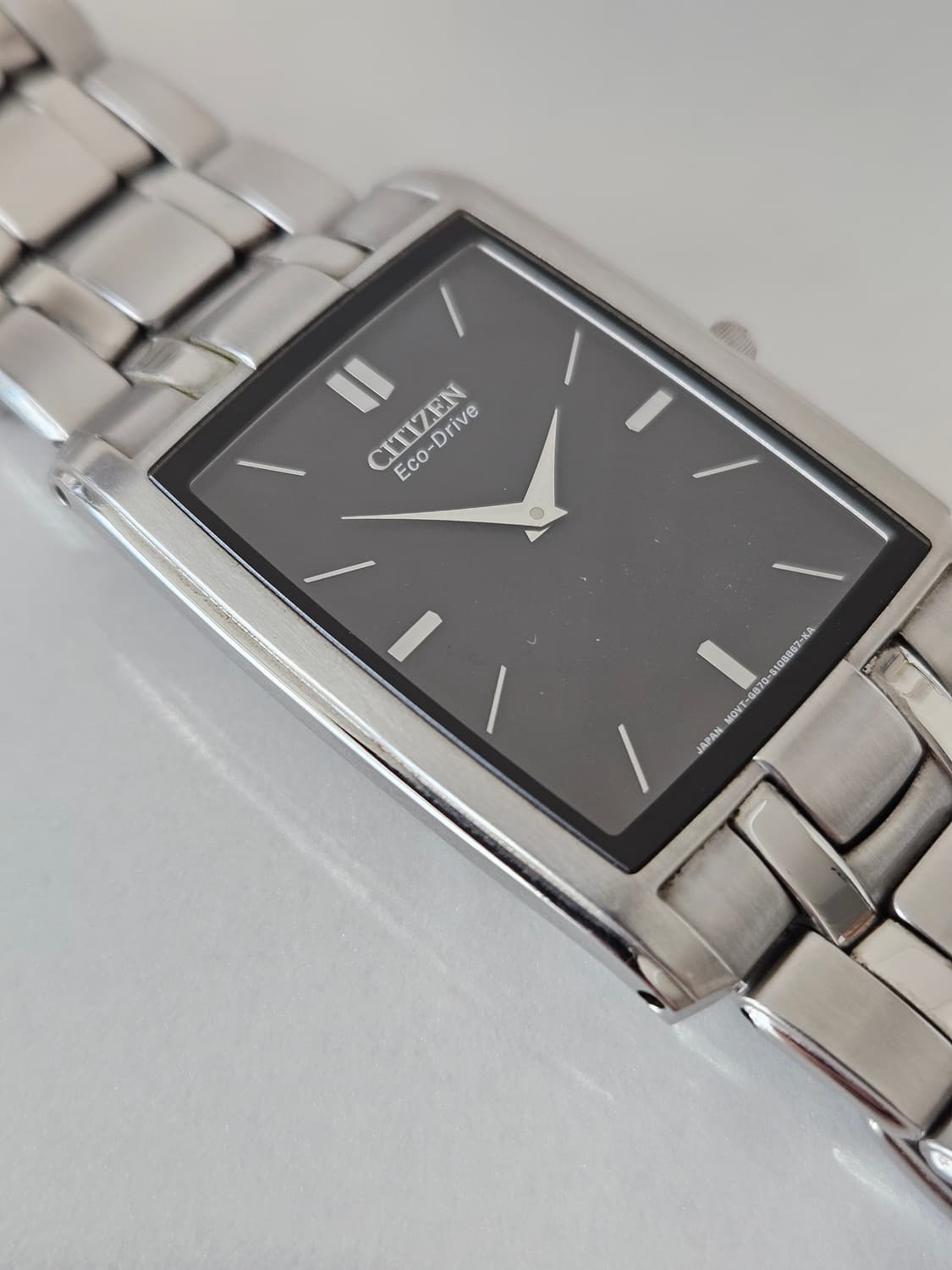 빈티지 시티즌 에코드라이브 사각 메탈 시계 상품이미지2