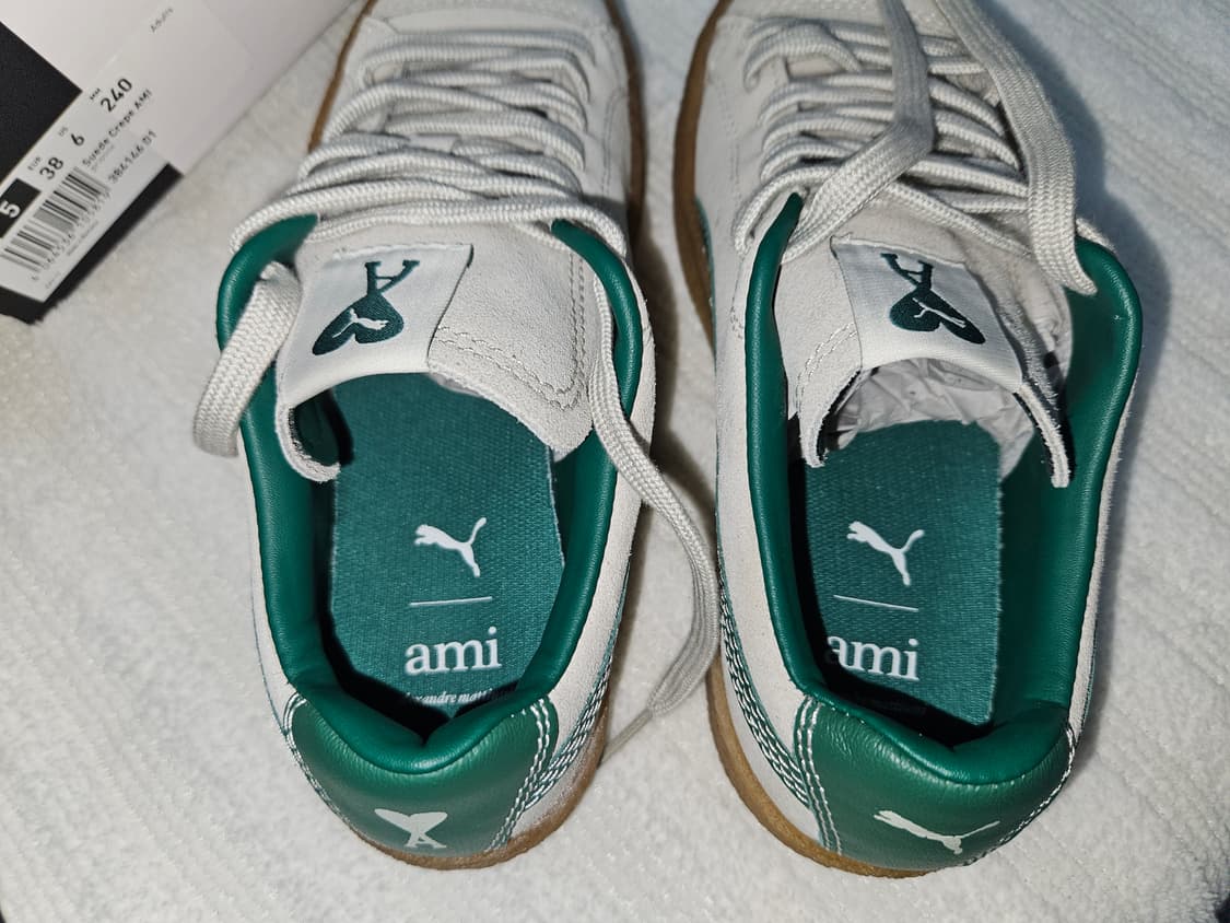 푸마 x 아미 스웨이드 크레페 프리스틴 240    상품이미지9