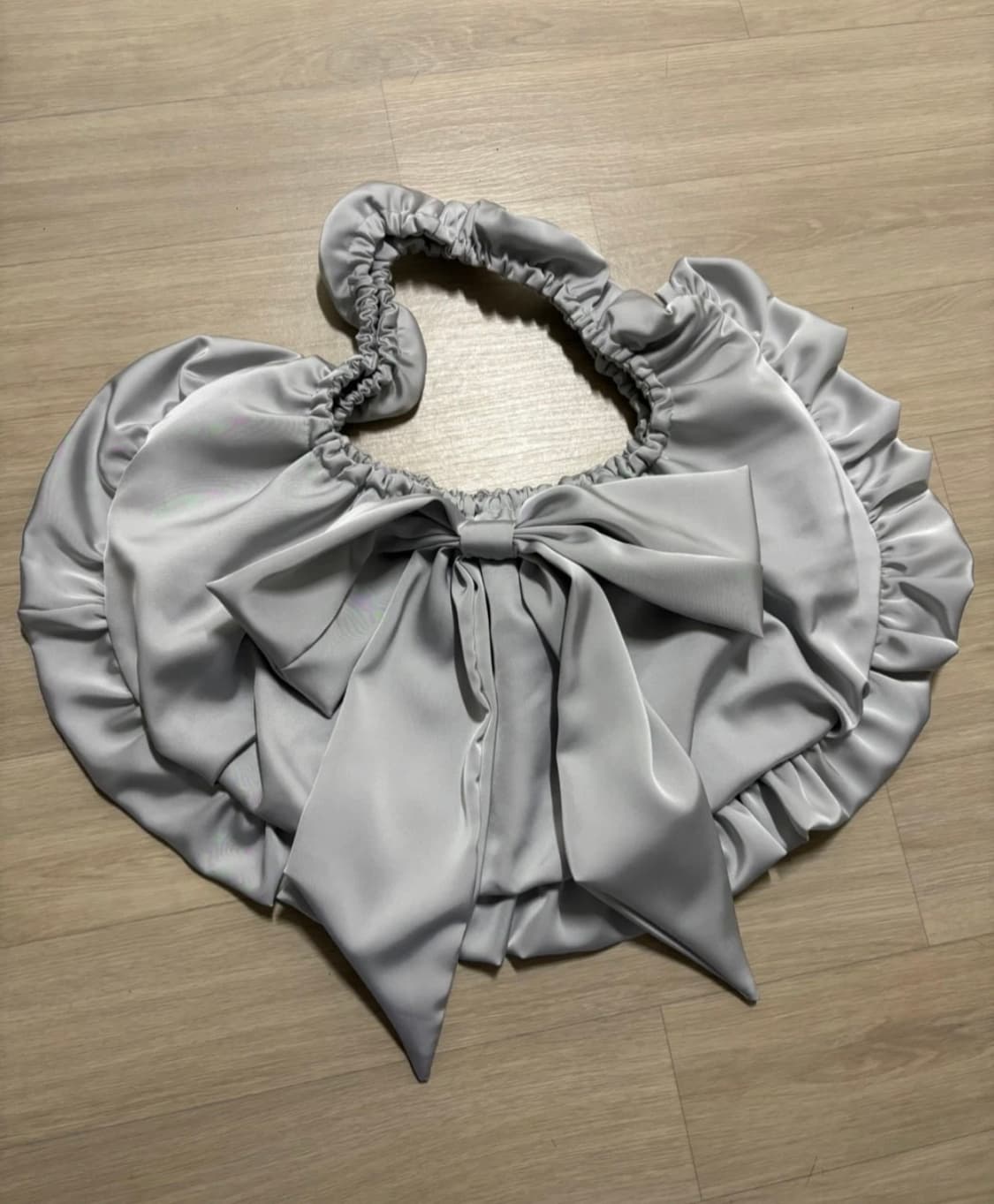 더티스 리본 플러피 새틴 가방 (상태 최고!! 상품이미지2