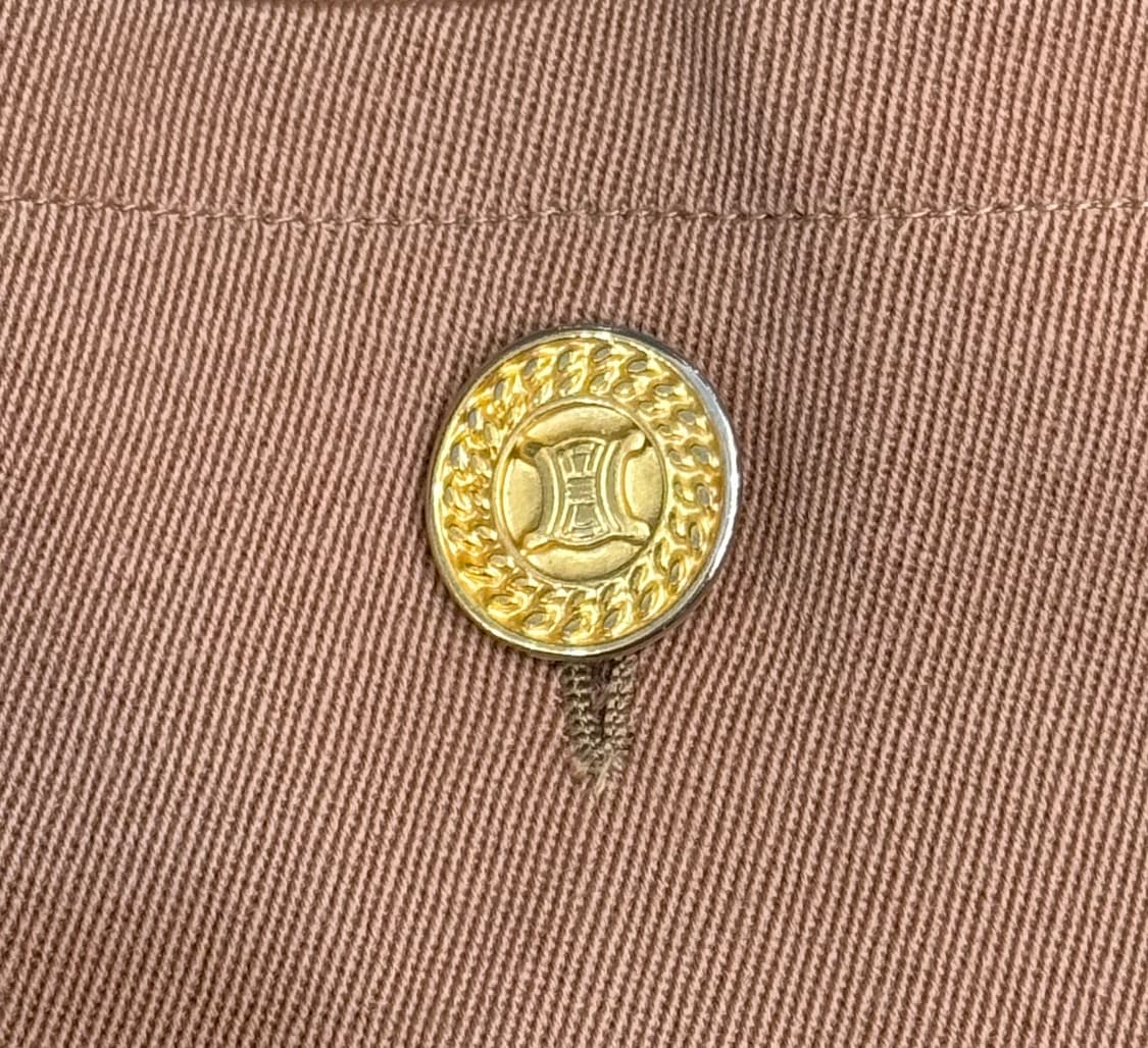 올드 셀린느 90s 금장버튼 랩 스커트 상품이미지6