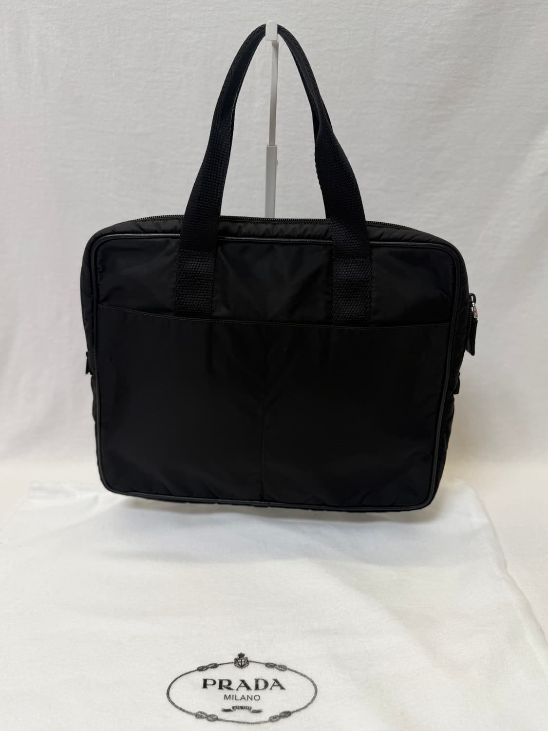 정품 프라다 포코노 나일론 블랙 서류가방 토트백 비지니스가방 상품이미지5