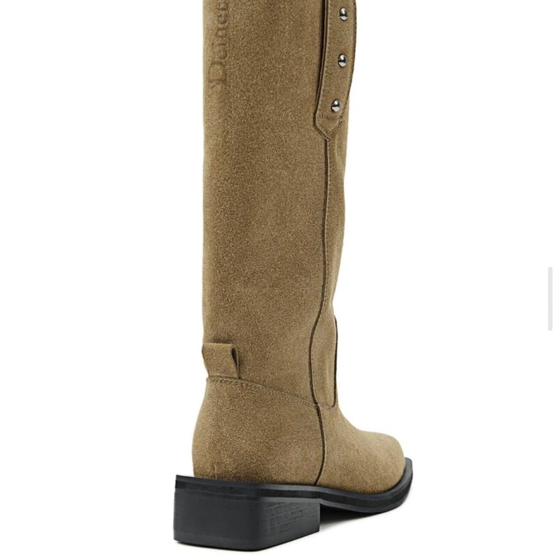 DEINET natural suede biker boots_beige 상품이미지6