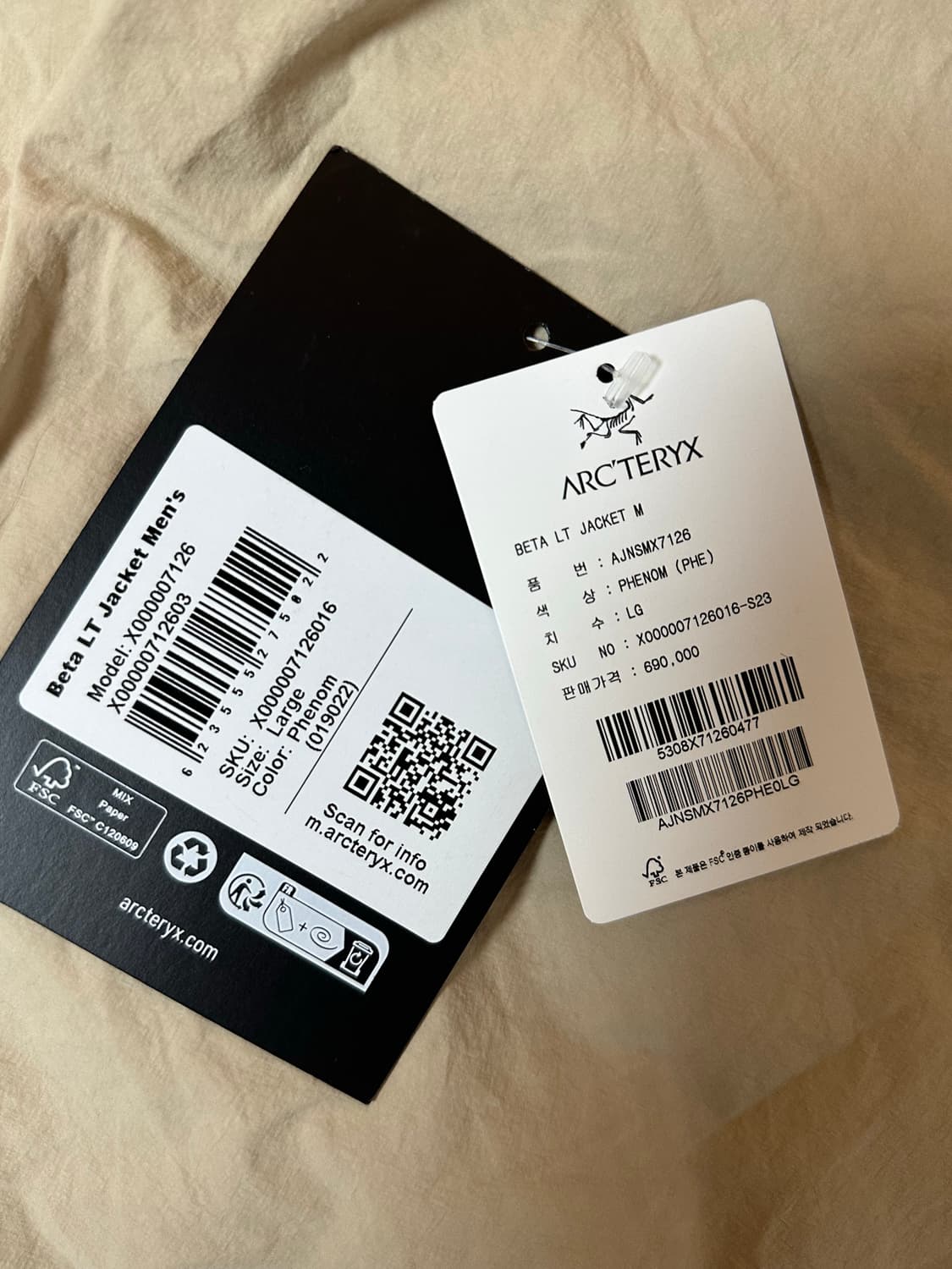 [L]아크테릭스 베타 LT자켓 페놈 / Arc'teryx Beta LT  상품이미지2