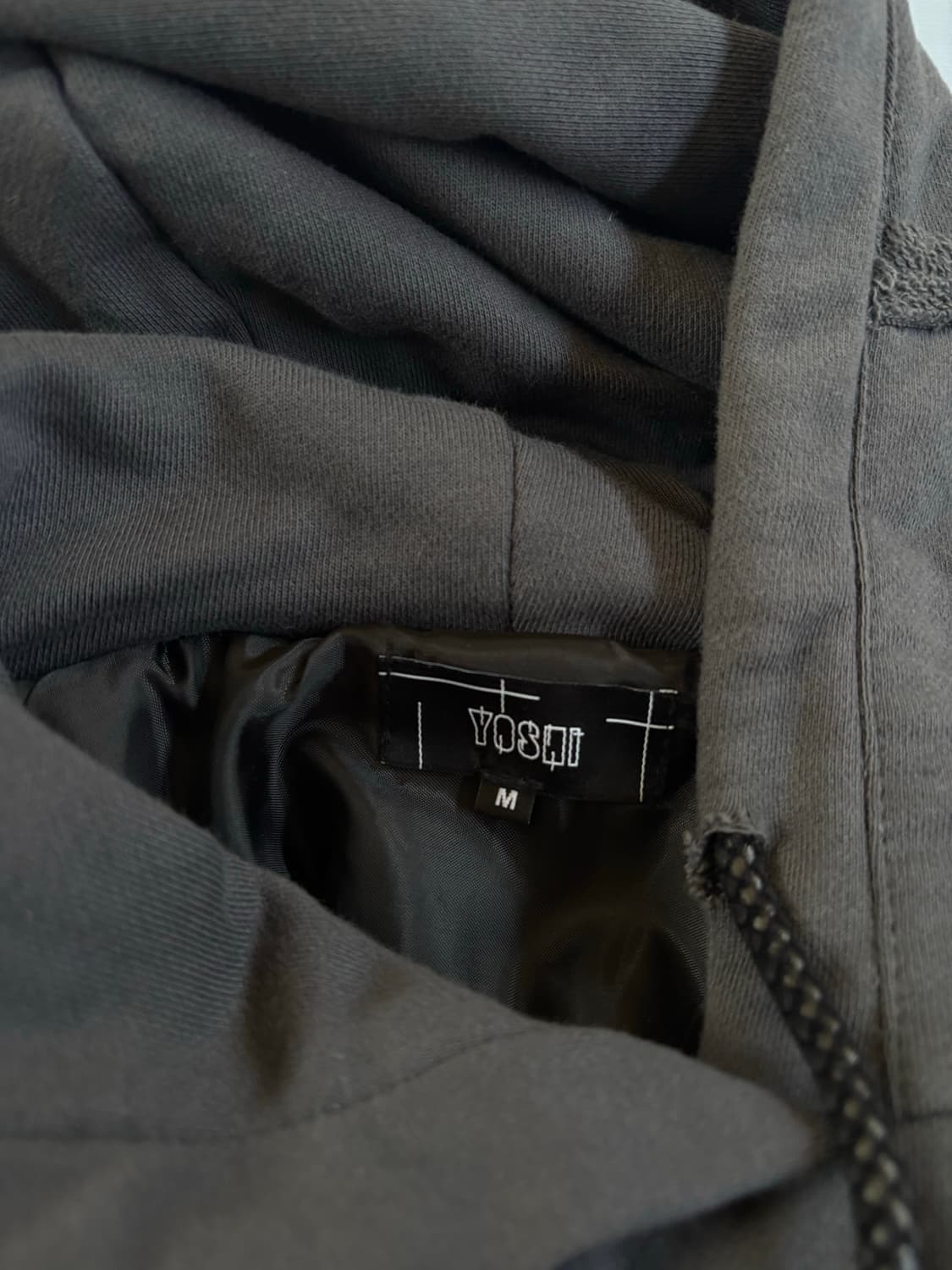 빈티지 리얼 레더 암 후드티 상품이미지5