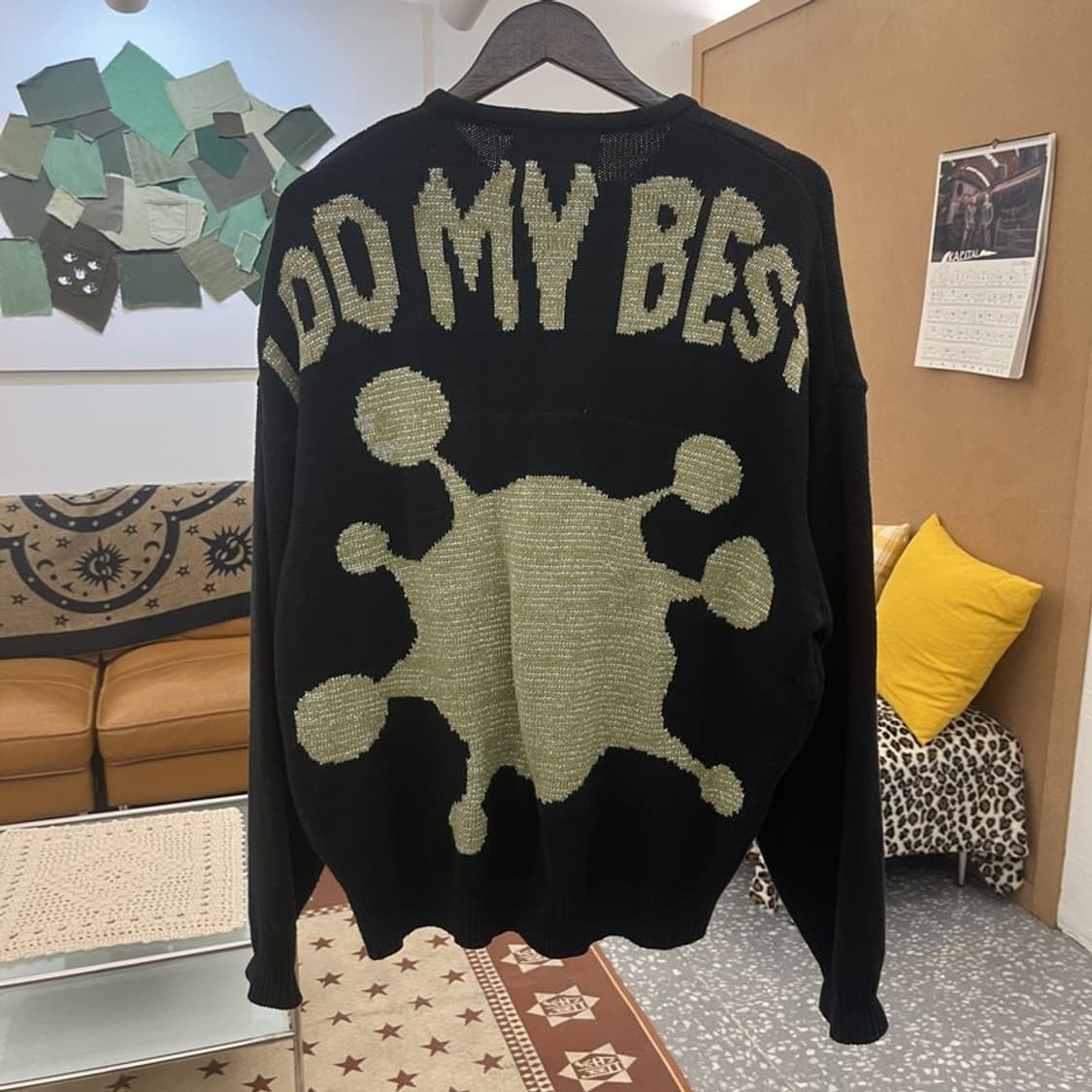 엑스톤즈 스트릿 셀즈 오버핏 투웨이 니트 집업 가디건 M C09783V 상품이미지4