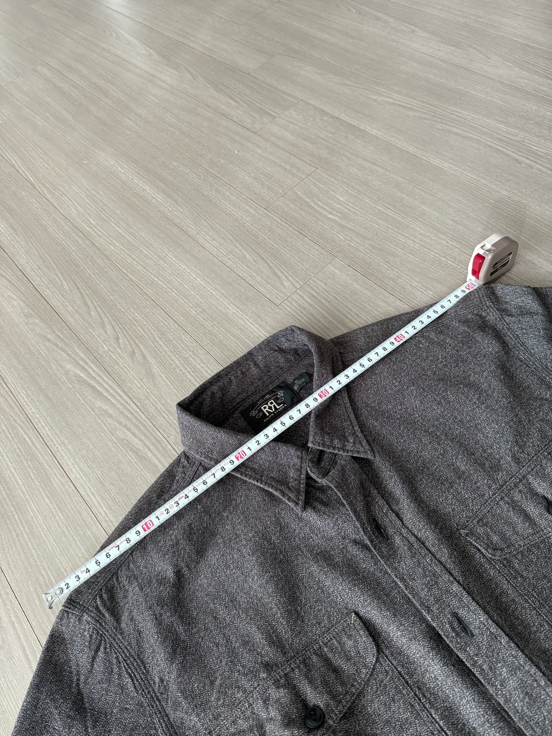 명작 rrl 더블알엘 주사위 로고 트윌 워크 셔츠 xl  상품이미지6