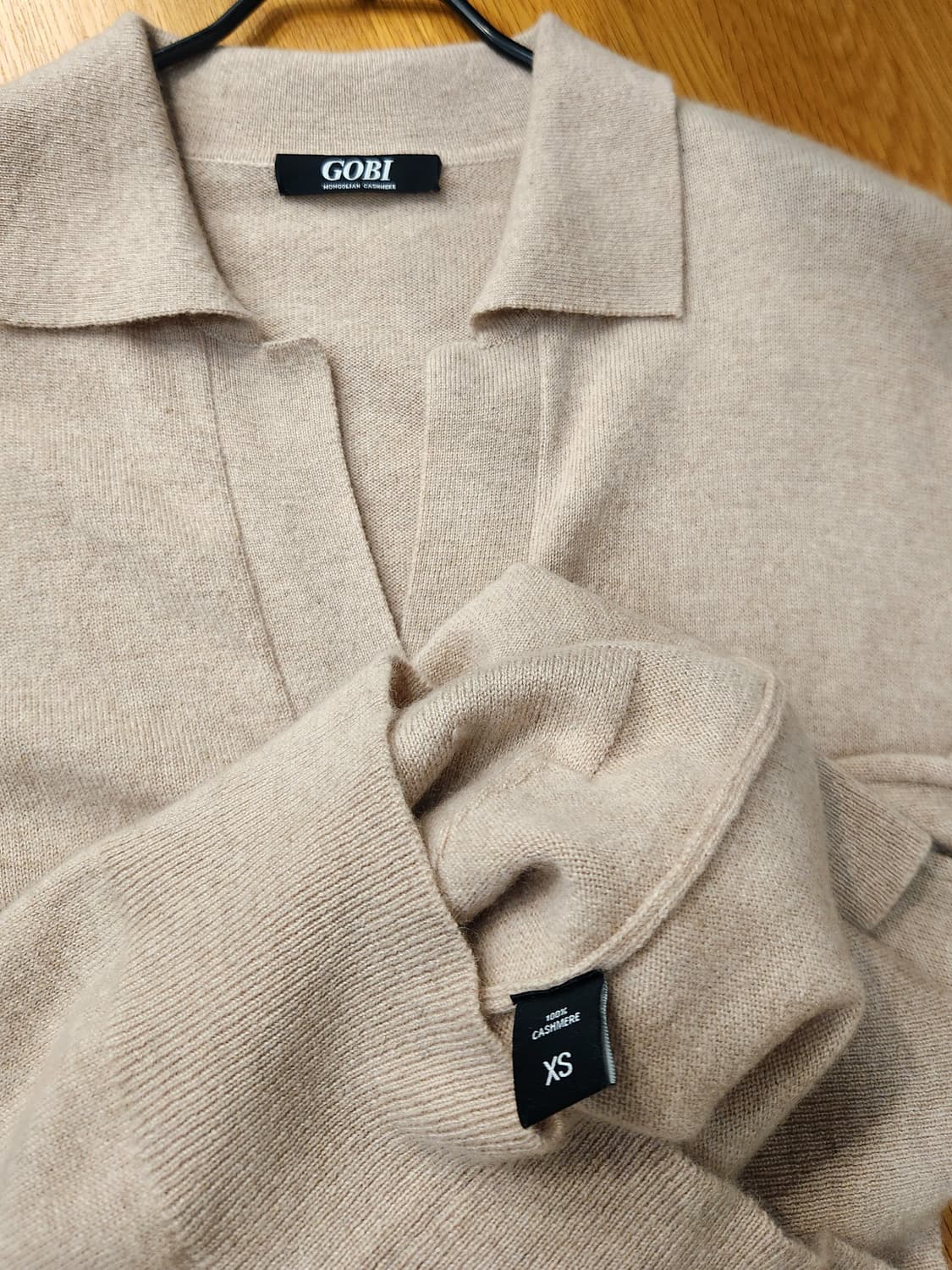 (새상품)GOBI 고비 캐시미어100 카라원피스 상품이미지4