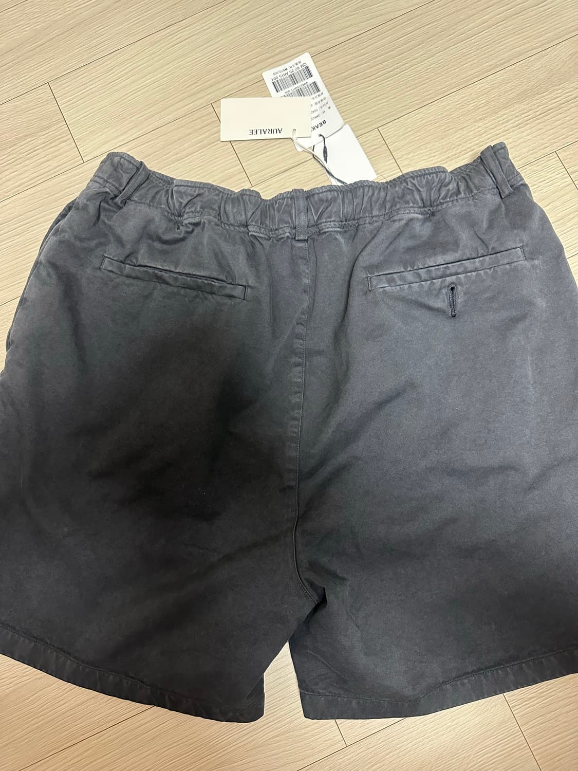 26ss 오라리 가먼트다이 쇼츠4 새상품 상품이미지5