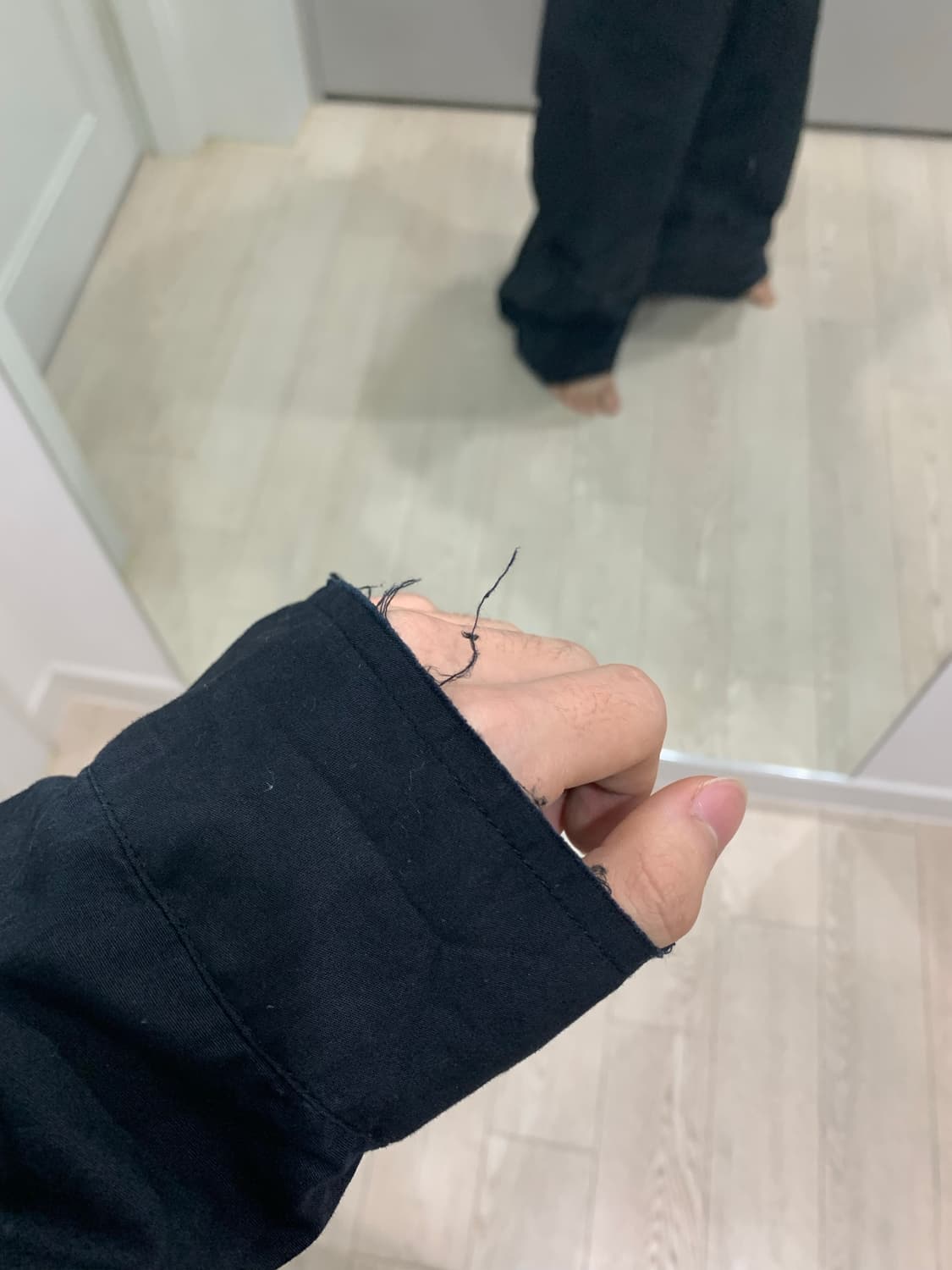 자라 블랙 크롭 셔츠 s 상품이미지4