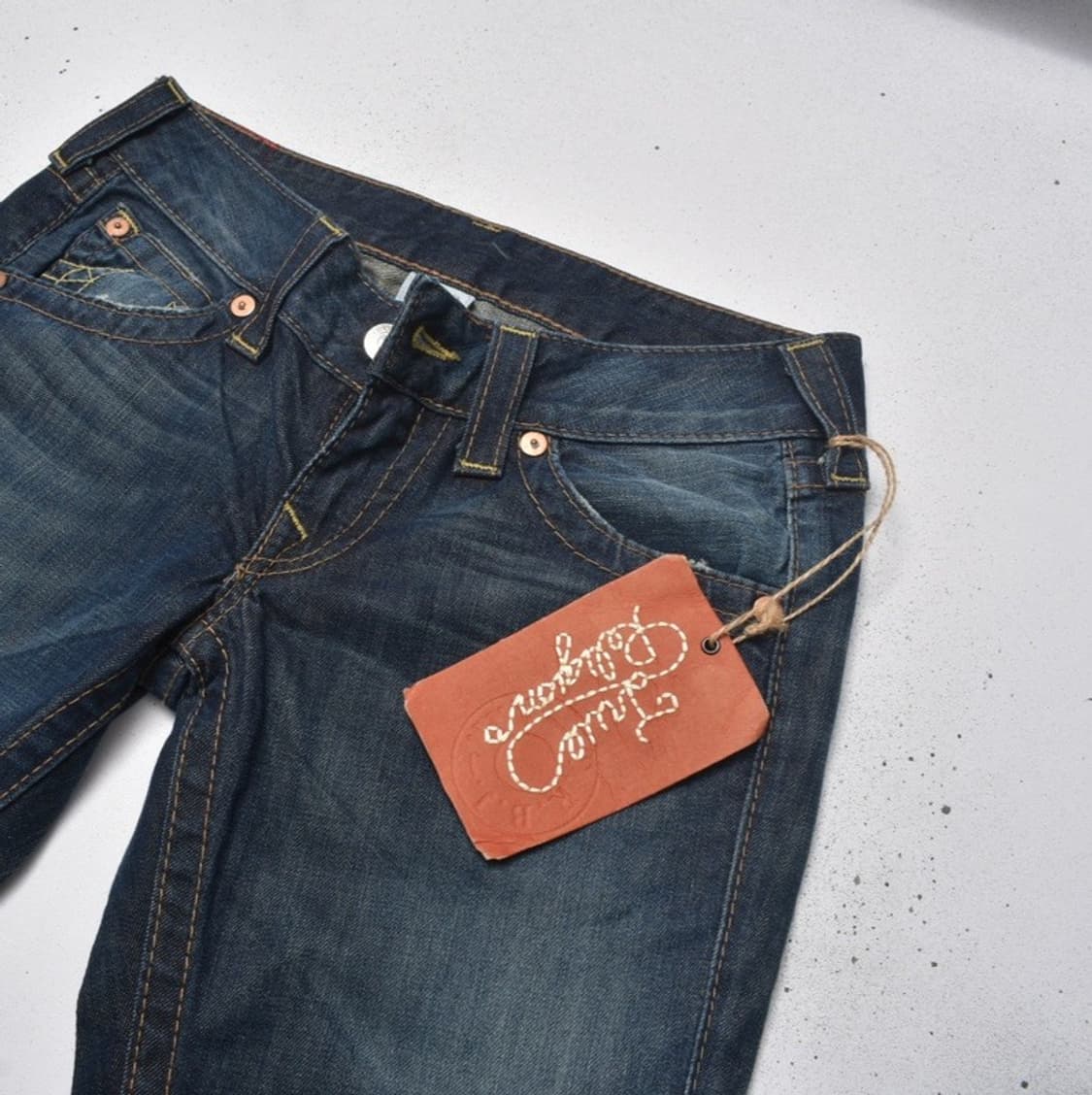 트루릴리전 로우라이즈 부츠컷 청바지 28 M0071 상품이미지4