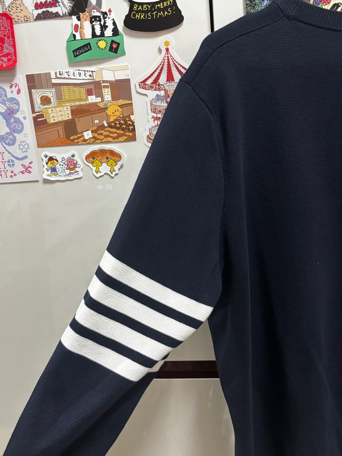 [정품/size4/택포함] 톰브라운 밀라노 스티치 금장 니트 상품이미지4